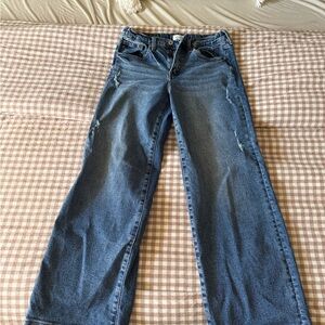 KanCan High Rise Wide Leg Jeans